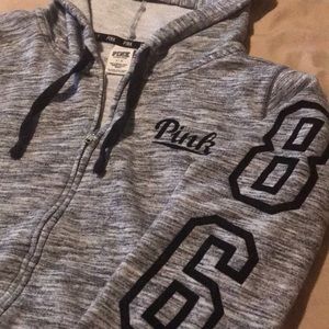 VS Pink Zip Up Hoodie